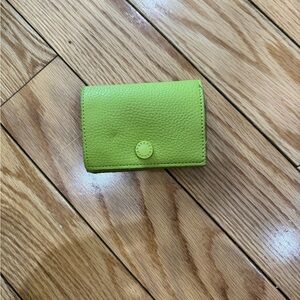 Green Leather Wallet